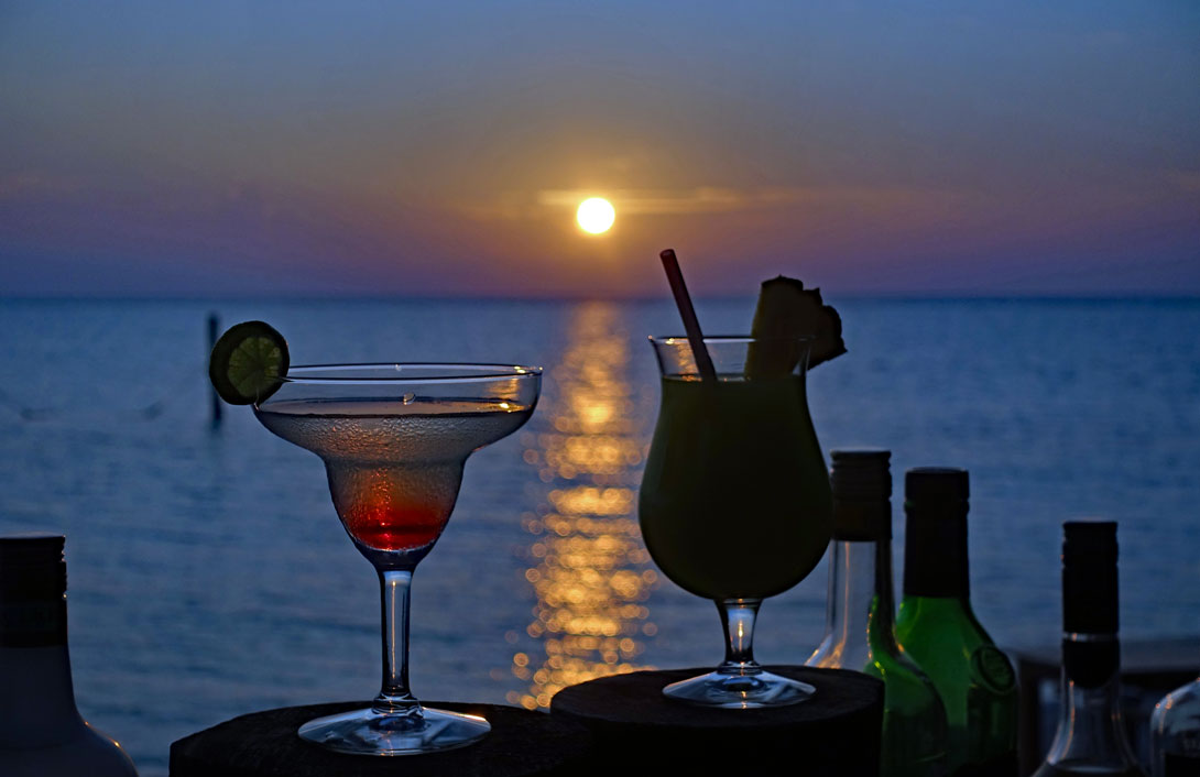 Sonnenuntergang Summerisland Village