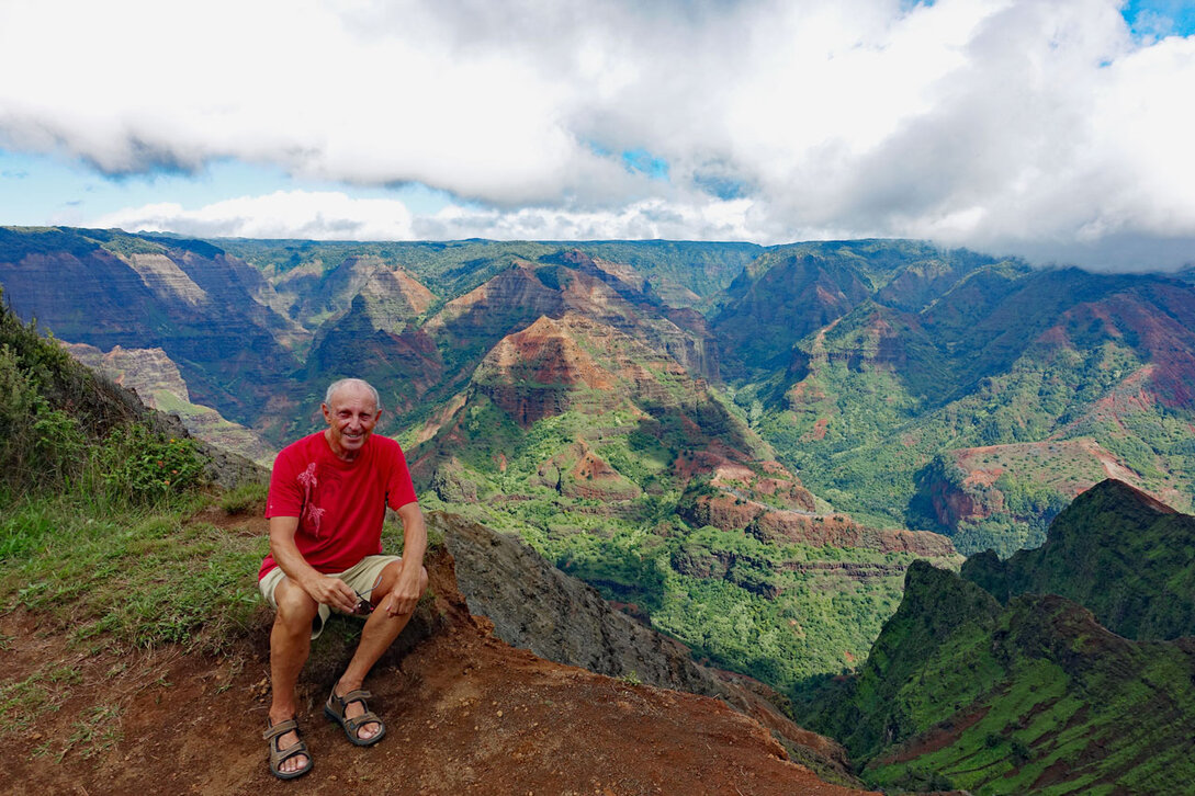 Am Waimea Canyon in Kauai