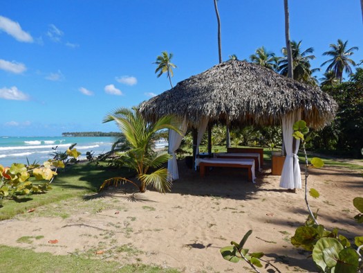 Massagehäuschen am Wyndham Samana