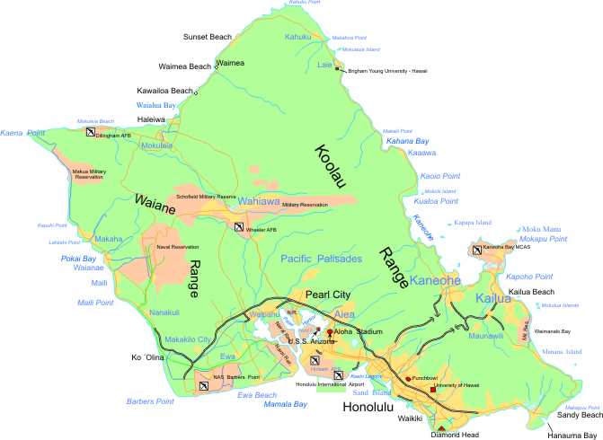 Karte Big Island Karte Big Island Hawaii