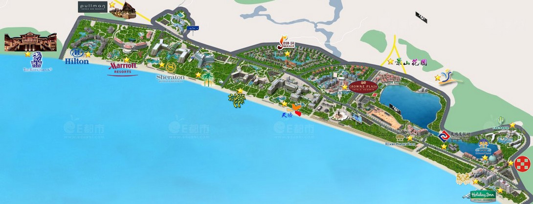 Die Yalong Bay auf Hainan